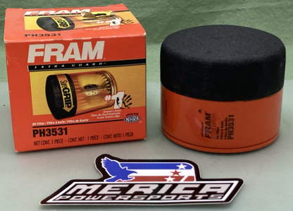 QTY 2 NEW GENUINE FRAM PH3531 OIL FILTER