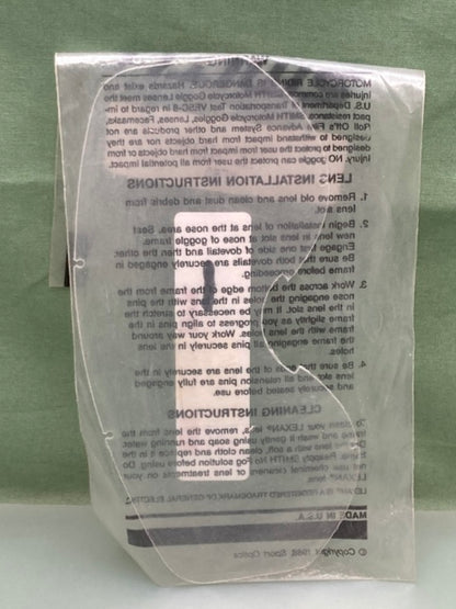QTY 2 Smith RL25 LENS CMX CLEAR LEXAN New Genuine