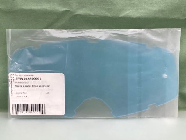 KTM 3PW192840001 RACING GOGGLE LENS CLEAR New Genuine