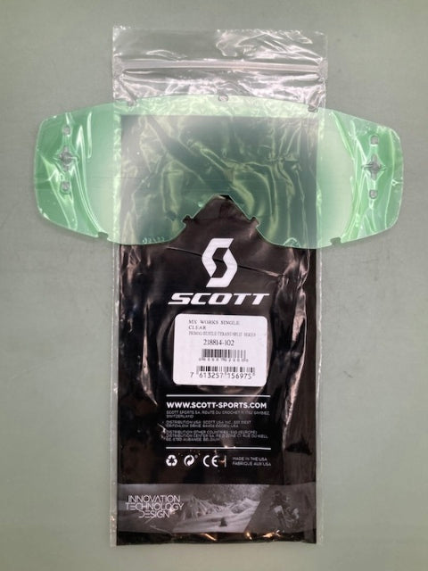 SCOTT 218814-102 LENS MX WORK CLEAR New Genuine