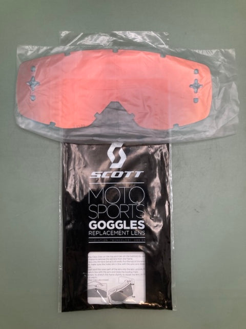 SCOTT 218814-283 LENS MX WORK ORANGE CHROME New Genuine