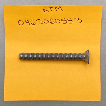 New Replaces KTM 0963060553 Flat Head Screw DIN963 M6X55