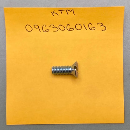 Qty 10 Replaces KTM 0963060163 Flat HD Screw DIN963 M6X16 New