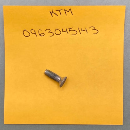 New Replaces KTM 0963045143 Flat Head Screw DIN963-M4,5X14