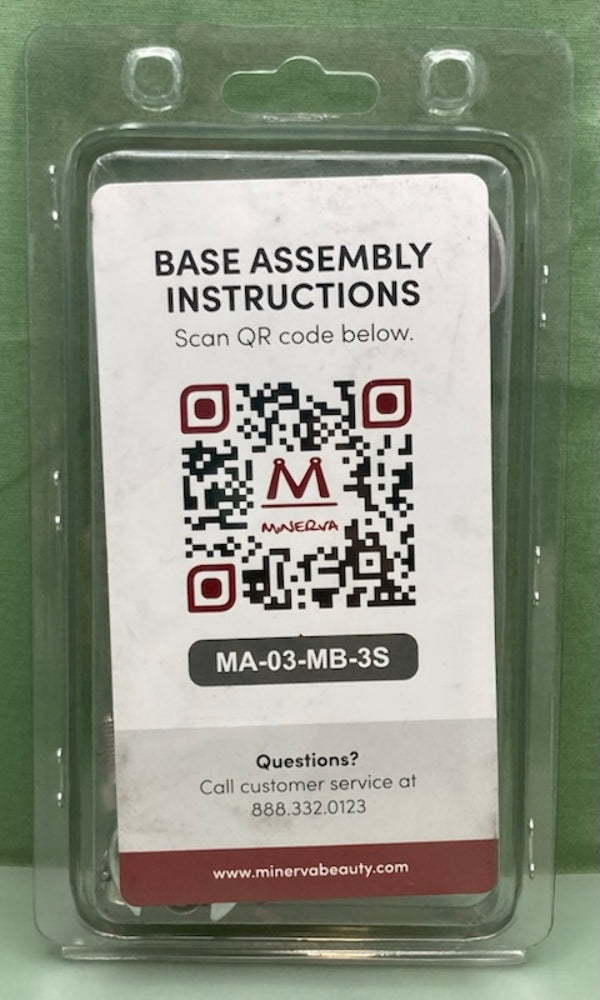 Minerva Beauty MA-03-MB-3S Base Assembly Chair Instructions New Genuine
