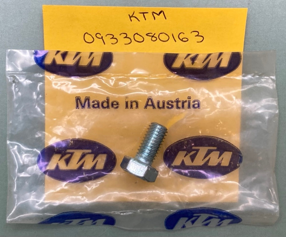 KTM 0933080163 HH Screw DIN933 M8X16, New Genuine