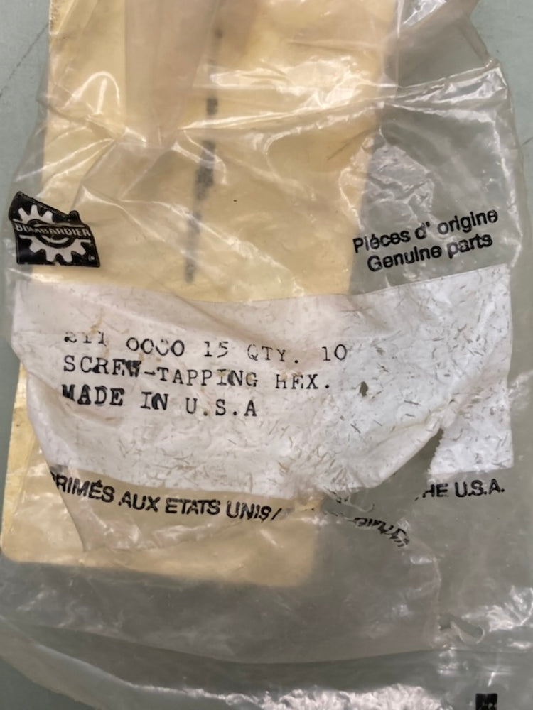 QTY 5 Sea-Doo by BRP 211000015 Screw-Tapp Hex Din.7976C New Genuine 209463840