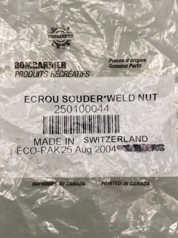 Sea-Doo by BRP 250100044 Weld Nut New Genuine