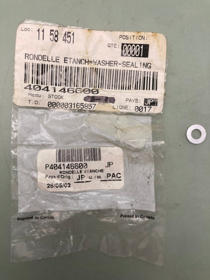 Sea-Doo by BRP 404146600 Sealing Washer New Genuine