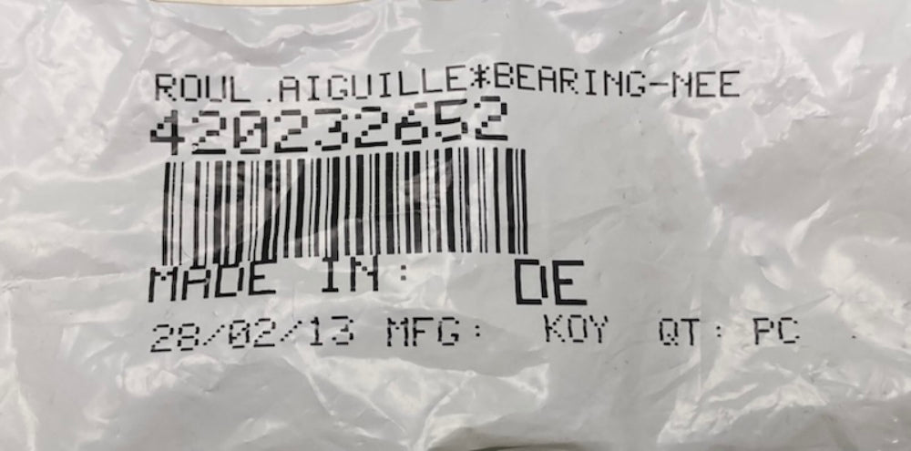 Replaces Can-Am 420232652 Needle Bearing 420232654 New