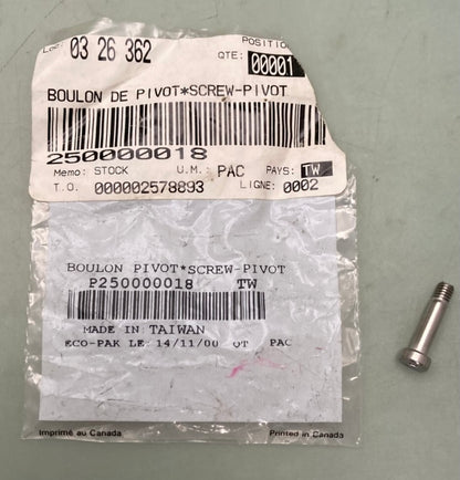 QTY 2 Sea-Doo by BRP 250000018 Screw-Pivot New Genuine