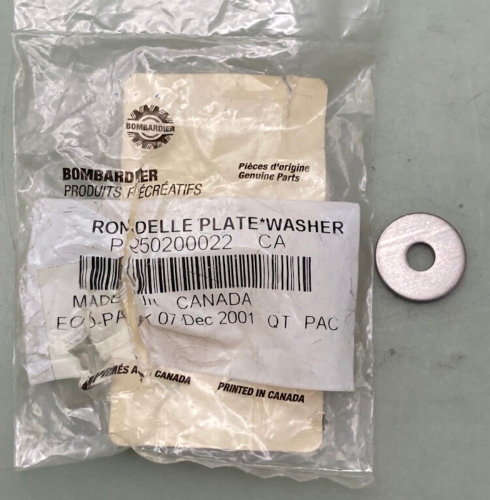 QTY 2 Sea-Doo by BRP 250200022 Flat Washer M6.6X22 New Genuine