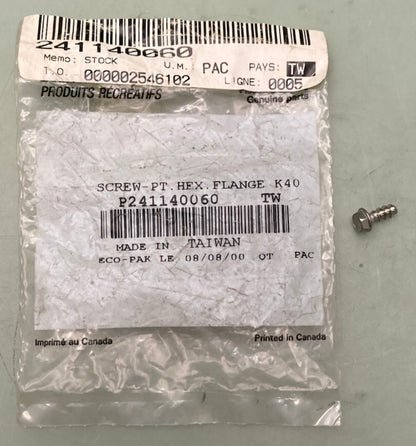QTY 2 Sea-Doo by BRP 241140060 Screw Hex Flange K40X10 New Genuine