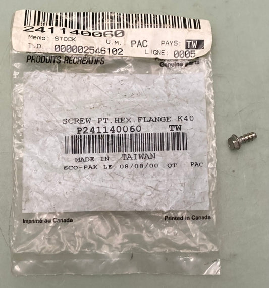 QTY 2 Sea-Doo by BRP 241140060 Screw Hex Flange K40X10 New Genuine