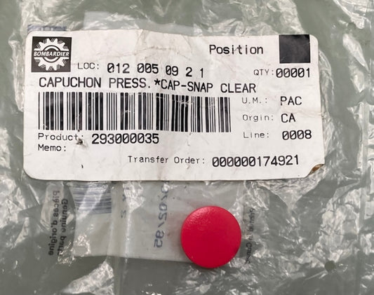 Sea-Doo by BRP 293000035 Fuel Cap Snap Plug New Genuine