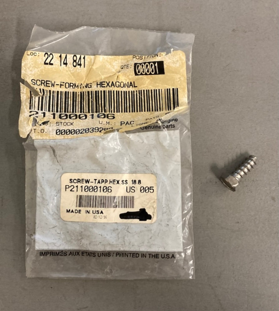 QTY 3 Sea-Doo by BRP 211000106 Hex Forming Screw M6X16 New Genuine