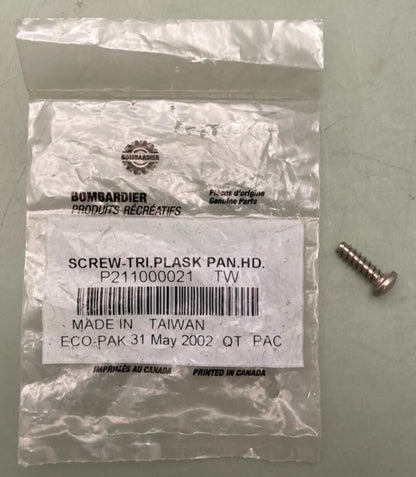 QTY 2 Sea-Doo by BRP 211000021 Screw Tri Plask Pan HD New Genuine