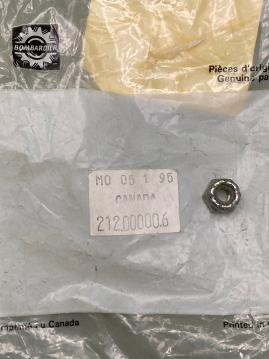 QTY 2 Sea-Doo by BRP 212000006 Elastic Stop Nut M6 New Genuine