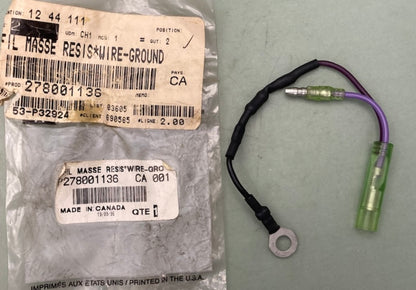 Sea-Doo by BRP 278001136 Resistor Wire-Ground New Genuine