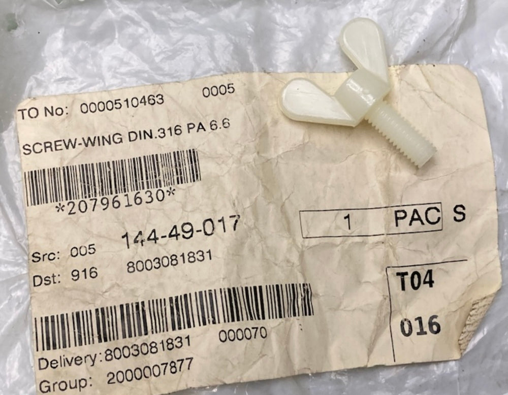 Sea-Doo 207961630 Screw Wing DIN 316 PA 6.6 New Replaces
