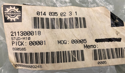 Sea-Doo by BRP 211300018 Stud M10 New Genuine