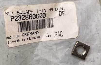 Sea-Doo by BRP 232860600 Nut-Square Thin M6 DIN 562A2 New Genuine