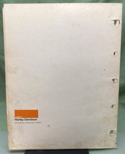 Harley Davidson 99458-78 MX 250 Competition Model Parts Catalog 1978 Genuine