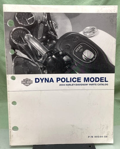 Harley Davidson 99544-04 Dyna Police Model Parts Catalog 2004 Genuine