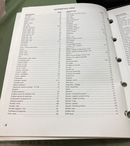 Harley Davidson 99457-05 VRSC Models Parts Catalog 2005 Genuine