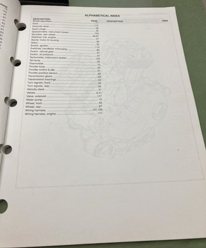 Harley Davidson 99457-05 VRSC Models Parts Catalog 2005 Genuine