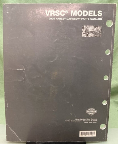 Harley Davidson 99457-05 VRSC Models Parts Catalog 2005 Genuine
