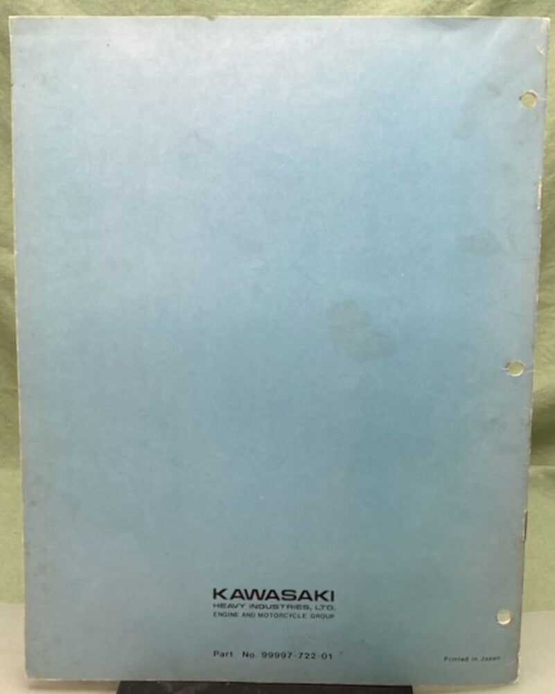 Kawasaki 99997-722-01 KV75-A5 Assembly and Prep Manual 1975 Genuine