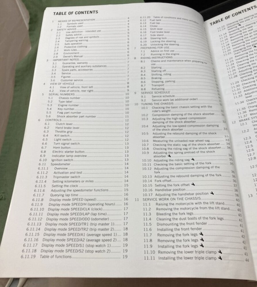 KTM 3211865en 450 Rally Factory Replica Owner's Manual 2013 Genuine