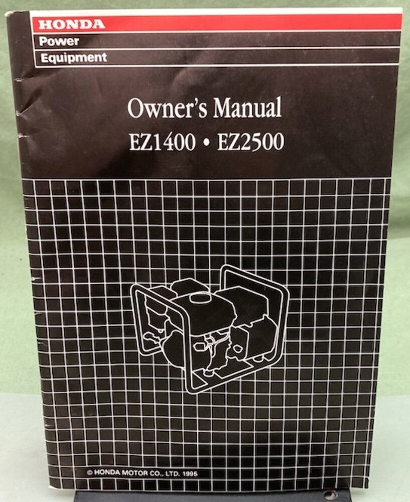 Honda 31ZS0600 EZ1400 EZ2500 Owner's Manual 1995 New Genuine