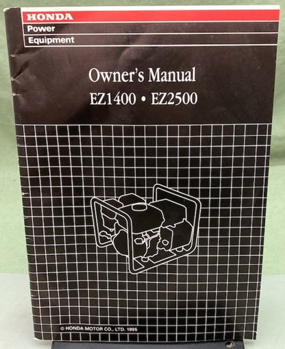 Honda 31ZS0600 EZ1400 EZ2500 Owner's Manual 1995 New Genuine