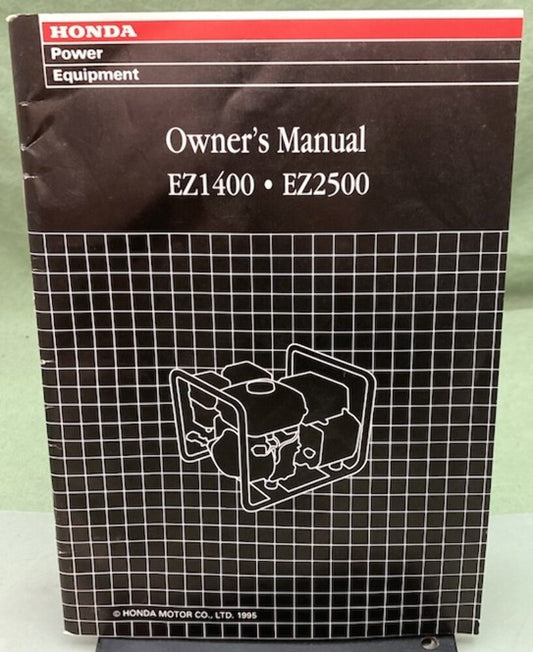 Honda 31ZS0600 EZ1400 EZ2500 Owner's Manual 1995 New Genuine