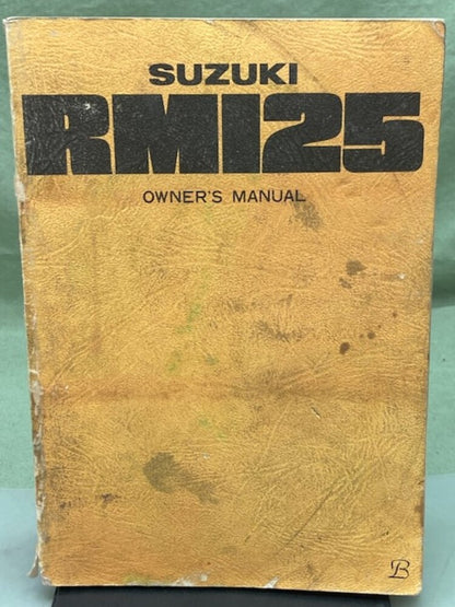 Suzuki 99011-40231-03A RM125 Owner's Manual 1976 Genuine