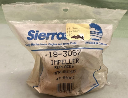 Sierra 18-3087 Impeller for Mercruiser 47-59362 New Genuine