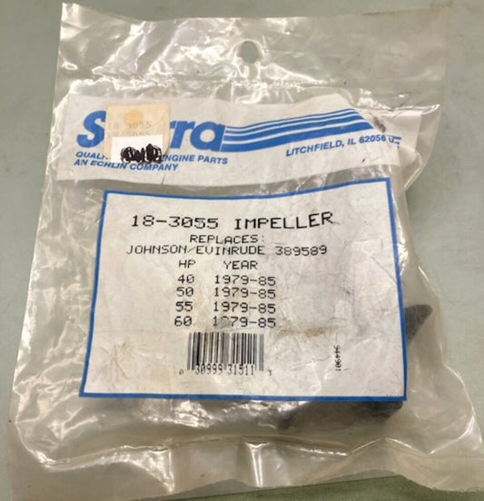 Sierra 18-3055 Impeller for Johnson/Evinrude 389589 New Genuine