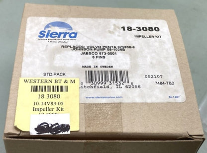 Sierra 18-3080 Impeller Kit New Genuine