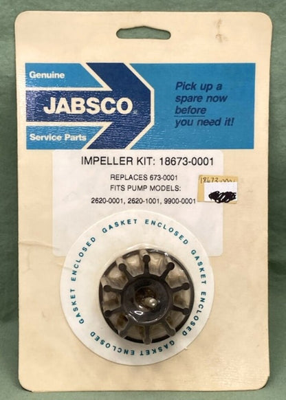 Jabsco 18673-0001 Impeller Kit New Genuine