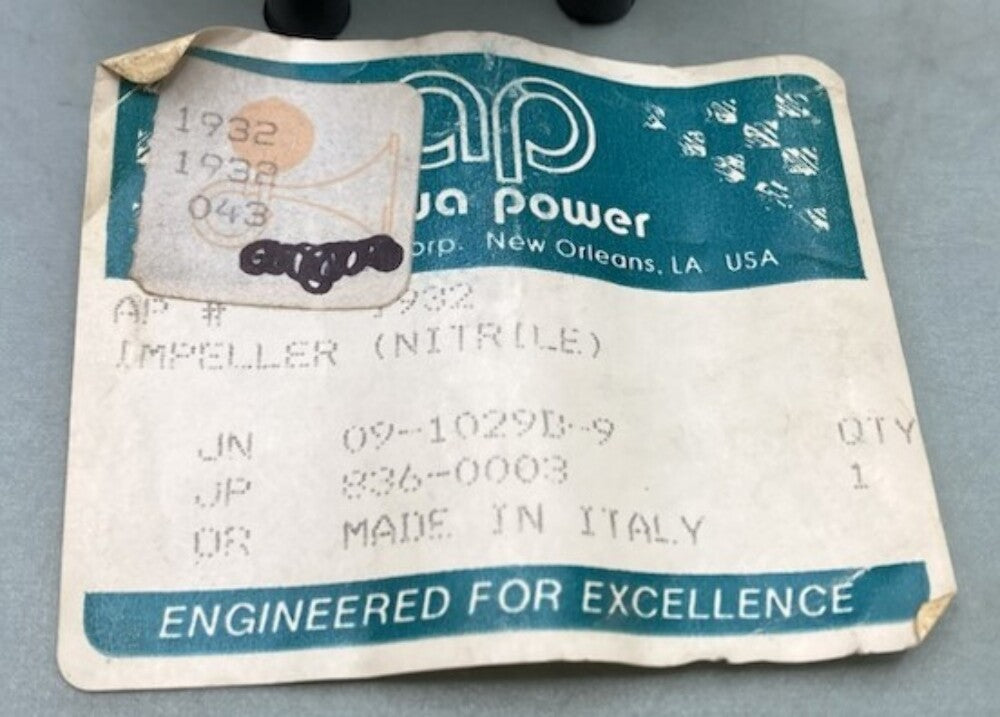Aqua Power 1932 Impeller New Genuine