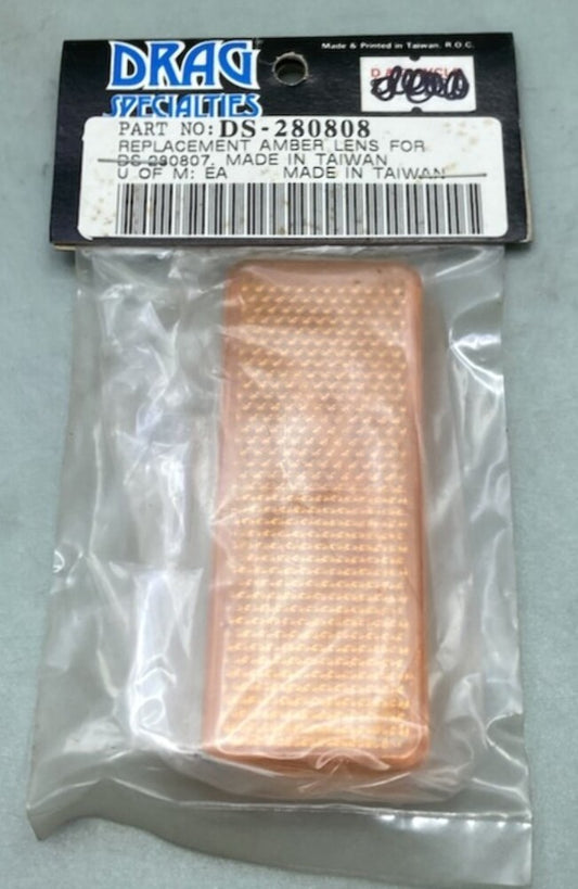 Drag Specialties DS280808 Amber Replacement Lens New Genuine