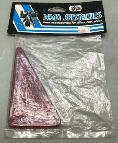 Drag Specialties 280525 Triangular Red Light Lens New Genuine