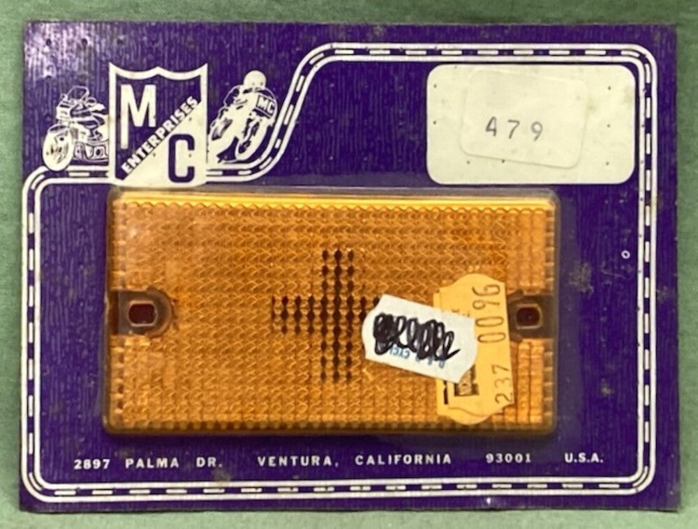 MC Enterprises 479 Amber Reflector Lens New Genuine