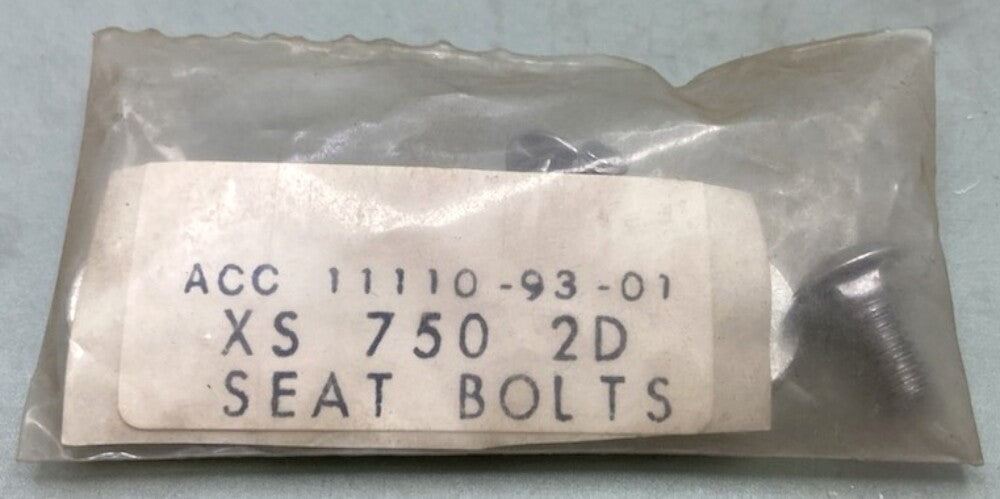 Yamaha ACC-11110-93-01 Seat Bolt Kit New Replaces