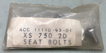 Yamaha ACC-11110-93-01 Seat Bolt Kit New Replaces
