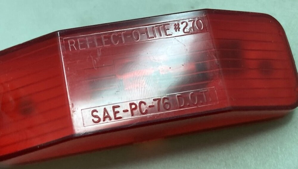 Reflect-O-Lite 270 Red Marker Light Genuine