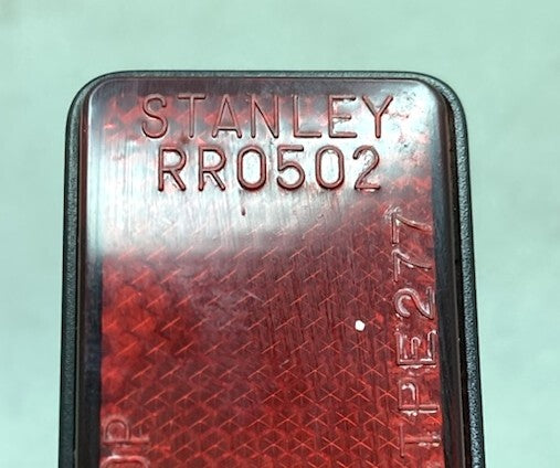 Stanley RR0502 Red Reflector 070-0502 Genuine