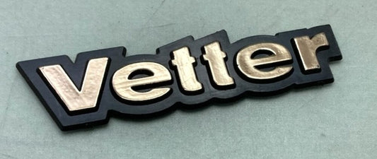 Vetter 3" Plastic Trunk Emblem New Genuine